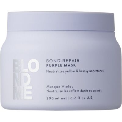 Schwarzkopf Blondme Bond Repair Lila Maske (200ml) Schwarzkopf Blondme Bond Repair Lila Maske (200ml)