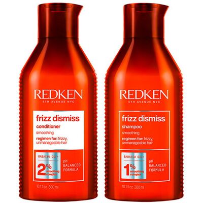 600ml Redken frizz dismiss Set (Shampoo 300ml + Conditioner 300ml) 600ml Redken frizz dismiss Set (Shampoo 300ml + Conditioner 300ml)
