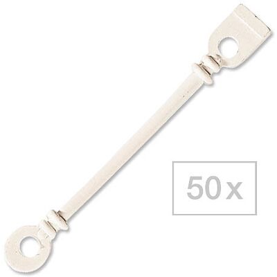 Efalock Rundgummilaschen mit Distanzring Kurz, nur für Kurzwickler geeignet, Pro Packung 50 Stück Efalock Rundgummilaschen mit Distanzring Kurz, nur für Kurzwickler geeignet, Pro Packung 50 Stück