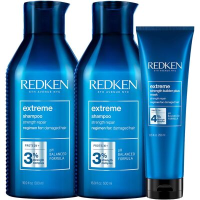 1250ml Redken extreme Big Trio (Shampoo 500ml + Conditioner 500ml + Mask 250ml) 1250ml Redken extreme Big Trio (Shampoo 500ml + Conditioner 500ml + Mask 250ml)