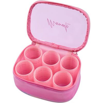 Mermade Hair Haarstyling-Tools Velcro Roller Kit 6 Röller Mediumgröße - Pink Mermade Hair Haarstyling-Tools Velcro Roller Kit 6 Röller Mediumgröße - Pink