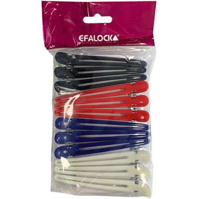 12 Stück Efalock Abteilclips Combi 12 Stück 12 Stück Efalock Abteilclips Combi 12 Stück