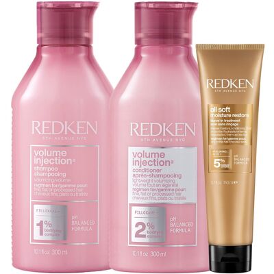 750ml Redken volume Soft Trio (Shampoo 300ml + Conditioner 300ml + Mask 150ml) 750ml Redken volume Soft Trio (Shampoo 300ml + Conditioner 300ml + Mask 150ml)