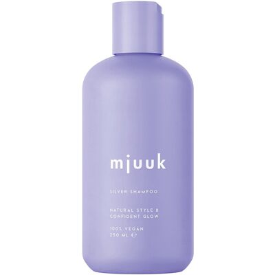 Mjuuk Silver Shampoo - Neutralisiert Warme Töne - Helles & Weiches Haar Mjuuk Silver Shampoo - Neutralisiert Warme Töne - Helles & Weiches Haar