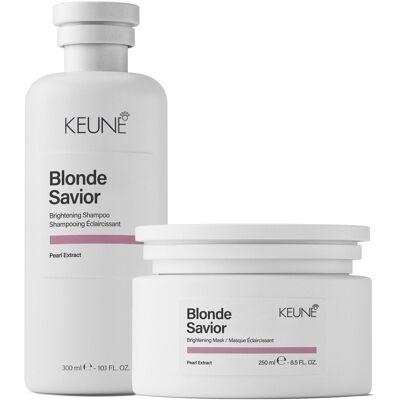 550ml KEUNE Blonde Savior Blonde Savior Set (Shampoo 300ml + Mask 250ml) 550ml KEUNE Blonde Savior Blonde Savior Set (Shampoo 300ml + Mask 250ml)
