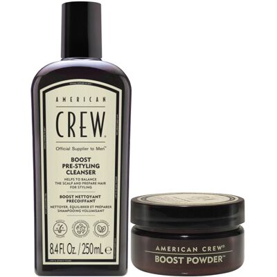 American Crew Boost Cleanser + Powder Set American Crew Boost Cleanser + Powder Set