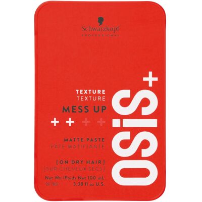 Schwarzkopf Osis+ Mess Up Mattierende Paste - Haarpaste Schwarzkopf Osis+ Mess Up Mattierende Paste - Haarpaste