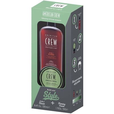 American Crew Style Set (Cream 50g + Shampoo 250ml) American Crew Style Set (Cream 50g + Shampoo 250ml)