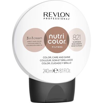 Revlon Nutri Color Filters Silber Beigetön Semi-permanente Haarfarbe - 240ml Revlon Nutri Color Filters Silber Beigetön Semi-permanente Haarfarbe - 240ml