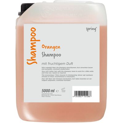 Unisex Orangen Shampoo - 5 Liter Unisex Orangen Shampoo - 5 Liter