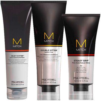 Paul Mitchell Mitch Heavy Hitter Double Hitter Steady Grip Gel - Haarpflegeset Paul Mitchell Mitch Heavy Hitter Double Hitter Steady Grip Gel - Haarpflegeset