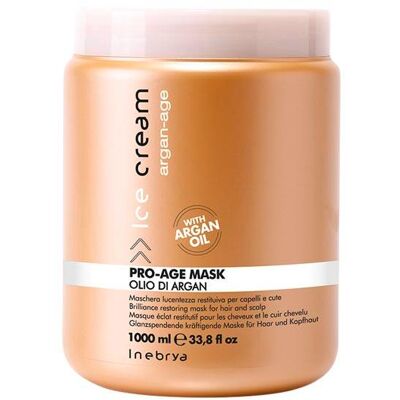 Inebrya Haarmaske - Argan Pro Age - Nährend & Glanz - 1000ml Inebrya Haarmaske - Argan Pro Age - Nährend & Glanz - 1000ml