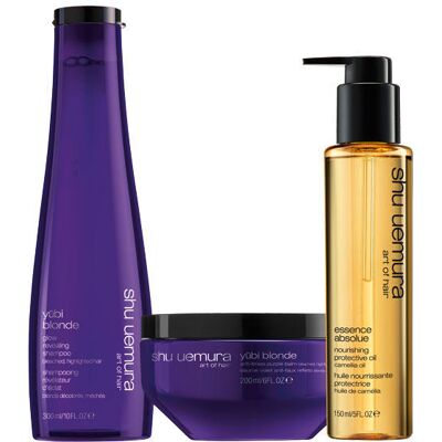 Shu Uemura yūbi blonde Cool Highlights Set - Haarpflegeset Shu Uemura yūbi blonde Cool Highlights Set - Haarpflegeset