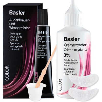 Basler Augenbrauenfarbe Set - Dunkelbraun - Augenbrauen & Wimpernfärbung Basler Augenbrauenfarbe Set - Dunkelbraun - Augenbrauen & Wimpernfärbung