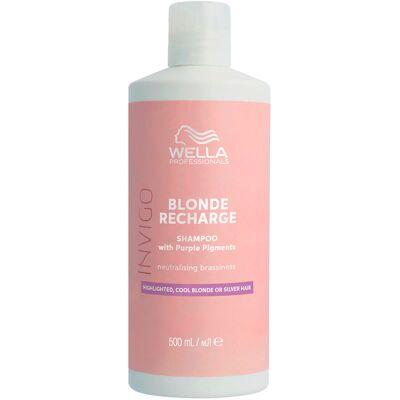 Wella Professionals Invigo Blonde Recharge Shampoo - Blondes neutralisieren 500ml Wella Professionals Invigo Blonde Recharge Shampoo - Blondes neutralisieren 500ml