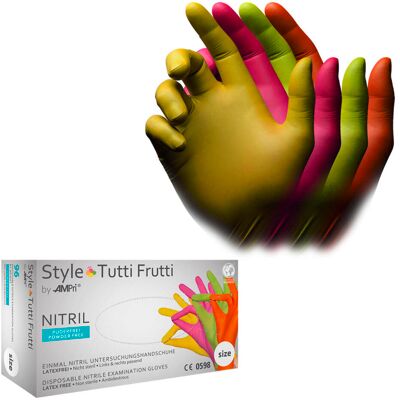 Pazzox Tutti Frutti Medium Nitril Handschuhe - Handschuhe Pazzox Tutti Frutti Medium Nitril Handschuhe - Handschuhe