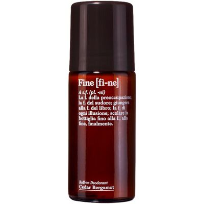 Fine Cedar Bergamot Roll-On Deodorant - Deodorant Fine Cedar Bergamot Roll-On Deodorant - Deodorant