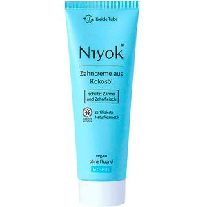 Niyok Zahncreme aus Kokosöl - Eisminze 75 ml Niyok Zahncreme aus Kokosöl - Eisminze 75 ml