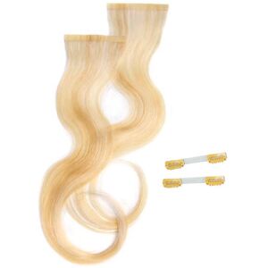 Balmain Tape Extensions - Dunkel Goldblond - 40cm, Wiederverwendbar, Clip-Strip Balmain Tape Extensions - Dunkel Goldblond - 40cm, Wiederverwendbar, Clip-Strip