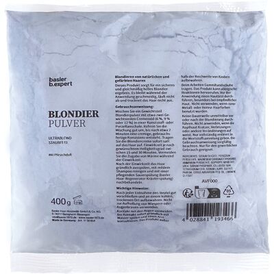 400g basler Blondierpulver Ultrablond 400g basler Blondierpulver Ultrablond