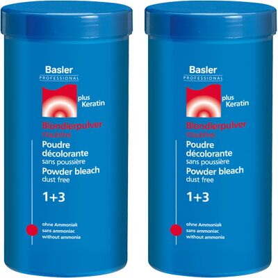 800g basler Blondierpulver 1+3 Set (2 x 400g) 800g basler Blondierpulver 1+3 Set (2 x 400g)