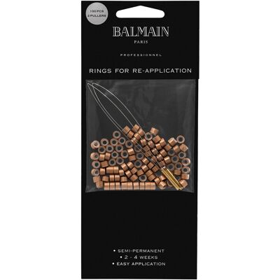 Balmain Rings für Application Hellbraun Balmain Rings für Application Hellbraun