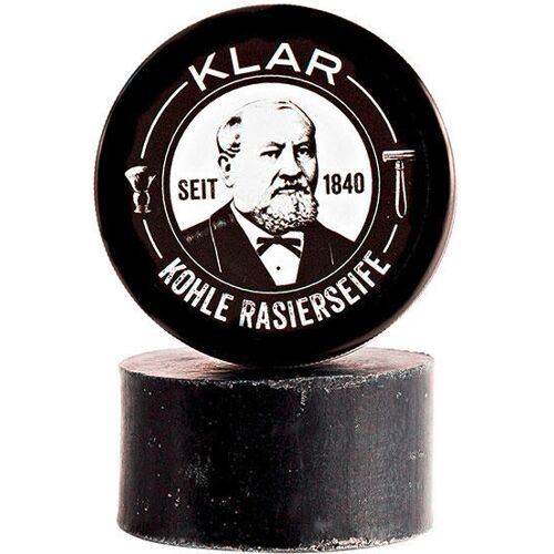 KLAR Rasierseife Aktivkohle 110 g