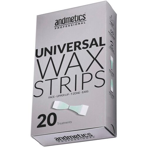 andmetics professional Universal Wax Strips 20 Stück