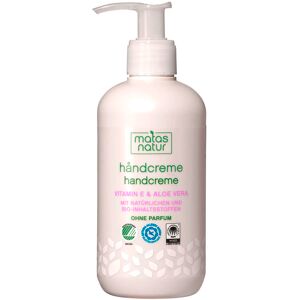 MATAS Natur Handcreme mit Bio-Aloe Vera und Vitamin E 240 ml MATAS Natur Handcreme mit Bio-Aloe Vera und Vitamin E 240 ml