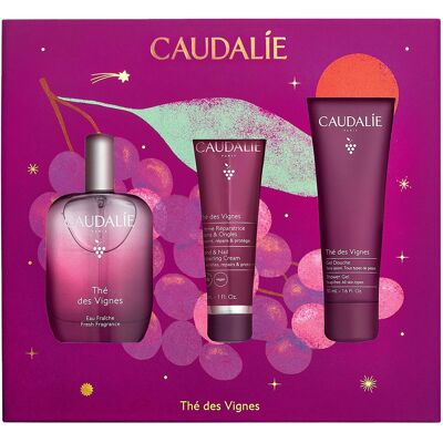 130ml CAUDALIE Thé des Vignes Set (Spray 50ml + Gel 50ml + Cream 30ml) 130ml CAUDALIE Thé des Vignes Set (Spray 50ml + Gel 50ml + Cream 30ml)