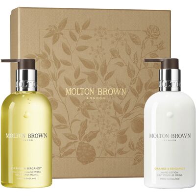 600ml MOLTON BROWN Orange & Bergamot Handpflege-Set (Handseife 300ml + Handcreme 300ml) 600ml MOLTON BROWN Orange & Bergamot Handpflege-Set (Handseife 300ml + Handcreme 300ml)