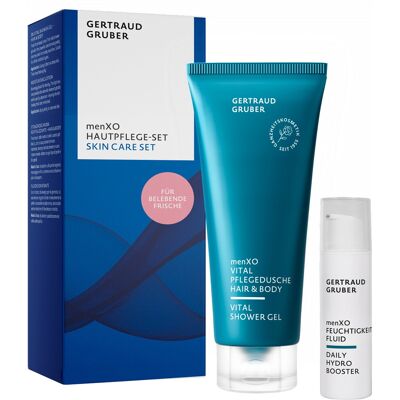 210ml GERTRAUD GRUBER menXO Hautpflege-Set (Pflegedusche 200ml + Gesichtsfluid 10ml) 210ml GERTRAUD GRUBER menXO Hautpflege-Set (Pflegedusche 200ml + Gesichtsfluid 10ml)
