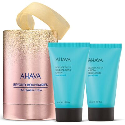 80ml AHAVA Beyond Boundaries The Dynamic Duo (Hand Cream 40ml + Body Lotion 40ml) 80ml AHAVA Beyond Boundaries The Dynamic Duo (Hand Cream 40ml + Body Lotion 40ml)