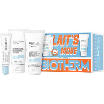 113ml Biotherm Lait Corporel Mini-Set (Creme 50ml + Balsam 13ml + Milch 50ml) 113ml Biotherm Lait Corporel Mini-Set (Creme 50ml + Balsam 13ml + Milch 50ml)