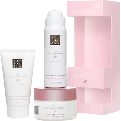 RITUALS THE RITUAL OF SAKURA Trial Set (Cream 70ml + Scrub 125g + Showerfoam 50ml) RITUALS THE RITUAL OF SAKURA Trial Set (Cream 70ml + Scrub 125g + Showerfoam 50ml)