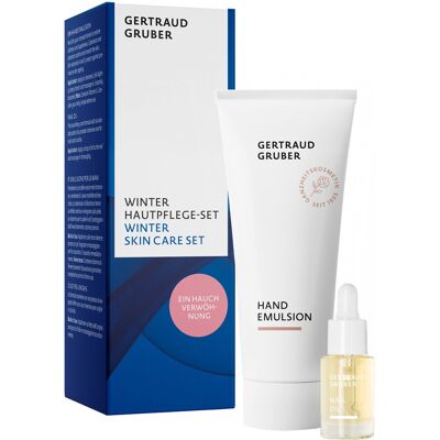 105ml GERTRAUD GRUBER Winter Hautpflege-Set (Handemulsion 100ml + Nagelöl 5ml) 105ml GERTRAUD GRUBER Winter Hautpflege-Set (Handemulsion 100ml + Nagelöl 5ml)
