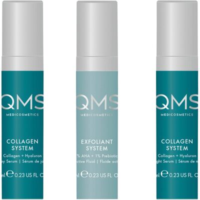 QMS Kollagen + Peeling Set Medium 3 x 7 ml - Hautpflege-Set QMS Kollagen + Peeling Set Medium 3 x 7 ml - Hautpflege-Set