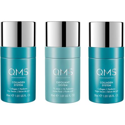 QMS MEDICOSMETICS Qms Collagen + Exfoliant Set Strong 3x30ml QMS MEDICOSMETICS Qms Collagen + Exfoliant Set Strong 3x30ml