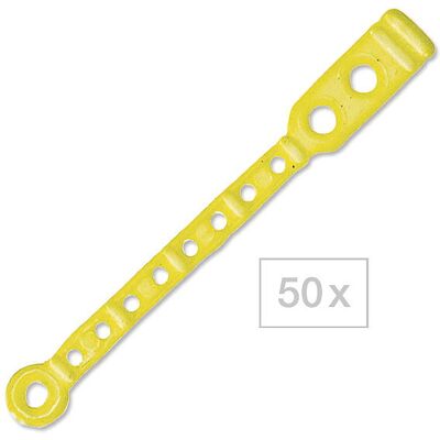 Flexofix Patentgummilaschen Lang - Haarklammern - 50 Stück Flexofix Patentgummilaschen Lang - Haarklammern - 50 Stück