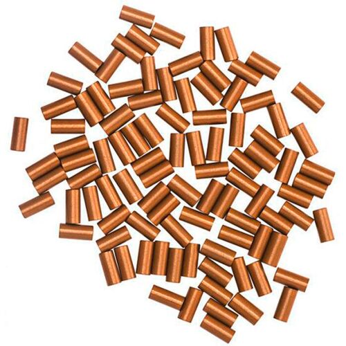 Balmain Micro Rings Hellbraun, Pro Packung 100 Stück