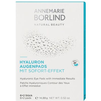 ANNEMARIE BÖRLIND HYALURON AUGENPADS MIT SOFORT-EFFEKT Packung mit 6 x 2 Stück ANNEMARIE BÖRLIND HYALURON AUGENPADS MIT SOFORT-EFFEKT Packung mit 6 x 2 Stück