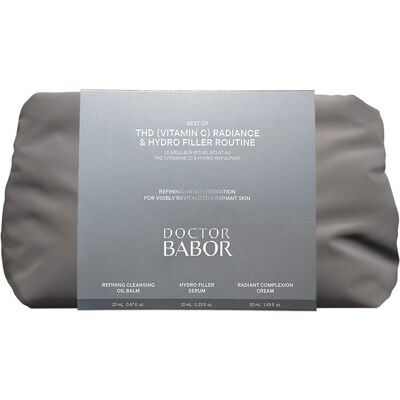 80ml BABOR DOCTOR BABOR THD Radiance & Hydro Filler Routine Set (Cream 50ml + Balm 20ml + Serum 10ml + Tasche) 80ml BABOR DOCTOR BABOR THD Radiance & Hydro Filler Routine Set (Cream 50ml + Balm 20ml + Serum 10ml + Tasche)