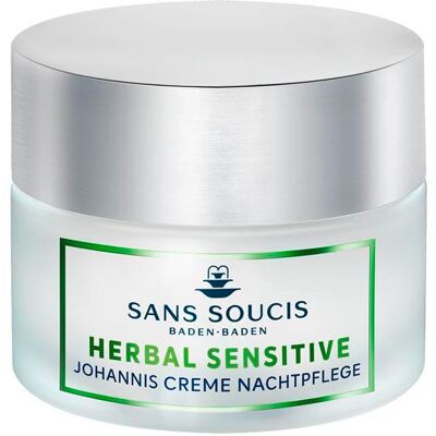 Sans Soucis Herbal Sensitive Johannis Nachtpflege - Gesichtscreme für empfindliche Haut Sans Soucis Herbal Sensitive Johannis Nachtpflege - Gesichtscreme für empfindliche Haut