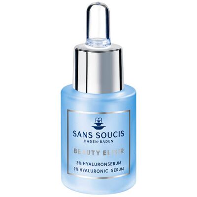 Sans Soucis - 2% Hyaluronsäure Serum - Hydratisiert, Schützt, Verbessert Elastizität Sans Soucis - 2% Hyaluronsäure Serum - Hydratisiert, Schützt, Verbessert Elastizität