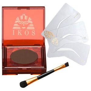 IKOS Augenbrauen Formliner Set - 3 Schablonen, Puder, Pinsel - Perfekte Brauen IKOS Augenbrauen Formliner Set - 3 Schablonen, Puder, Pinsel - Perfekte Brauen