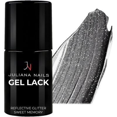 Juliana Nails Gel Lack Reflective Glitter Sweet Memory 6 ml Juliana Nails Gel Lack Reflective Glitter Sweet Memory 6 ml