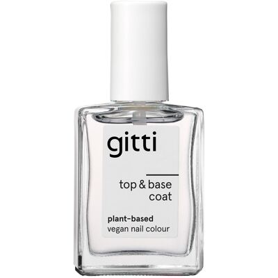 gitti Pflanzlicher Top & Base Coat 15 ml - Nagellack gitti Pflanzlicher Top & Base Coat 15 ml - Nagellack