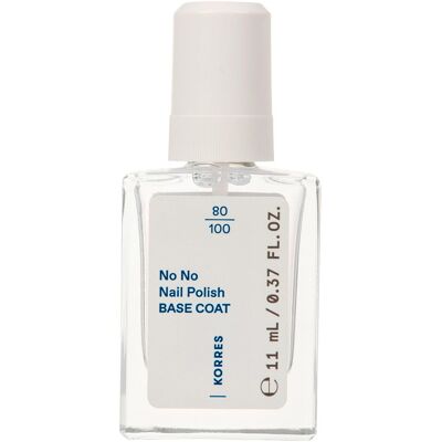 KORRES No No Nail Polish Base Coat 11 ml KORRES No No Nail Polish Base Coat 11 ml