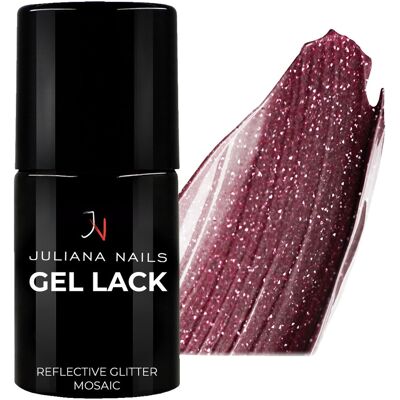 Juliana Nails Gel Lack Reflective Glitter Mosaic 6 ml Juliana Nails Gel Lack Reflective Glitter Mosaic 6 ml