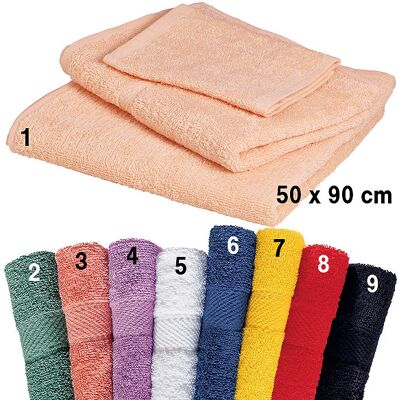 Fripac-Medis Blau Baumwollhandtuch - 50x90cm Fripac-Medis Blau Baumwollhandtuch - 50x90cm